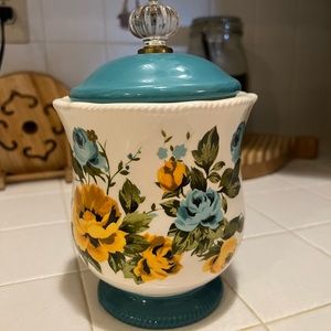 Pioneer Woman Canister Jar- Teal